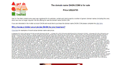 Desktop Screenshot of dagn.com